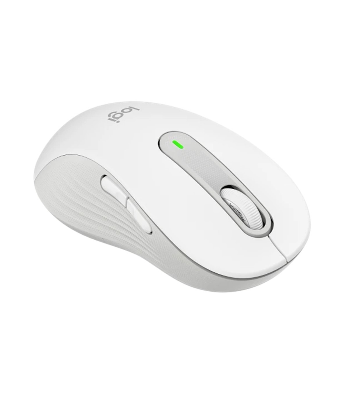 Mouse raton logitech m650 para zurdos optico wireless inalambrico blanco crudo