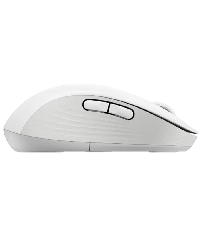 Mouse raton logitech m650 para zurdos optico wireless inalambrico blanco crudo