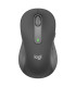 Mouse raton logitech m650 para zurdos optico wireless inalambrico negro