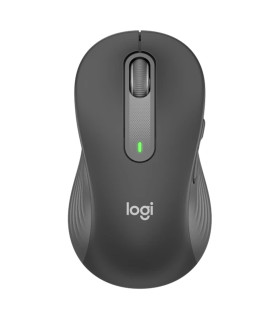Mouse raton logitech m650 para zurdos optico wireless inalambrico negro