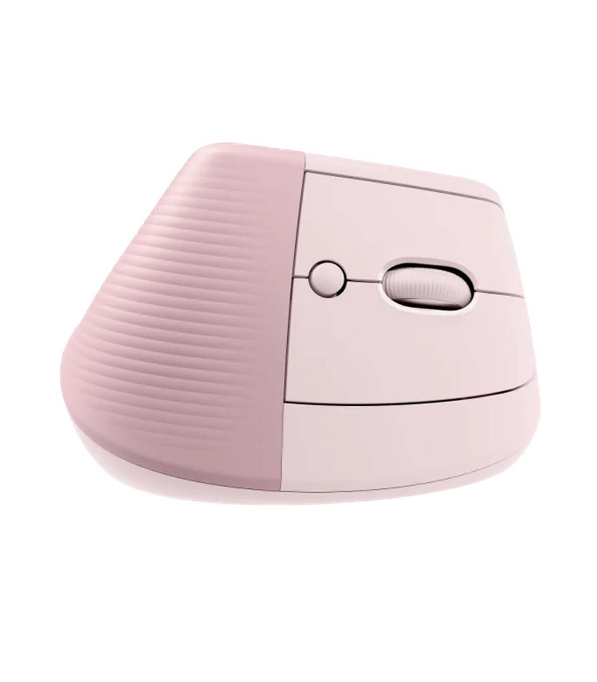 Mouse raton vertical logitech lift 6 botones 4000 dpi wireless inalambrico rosa