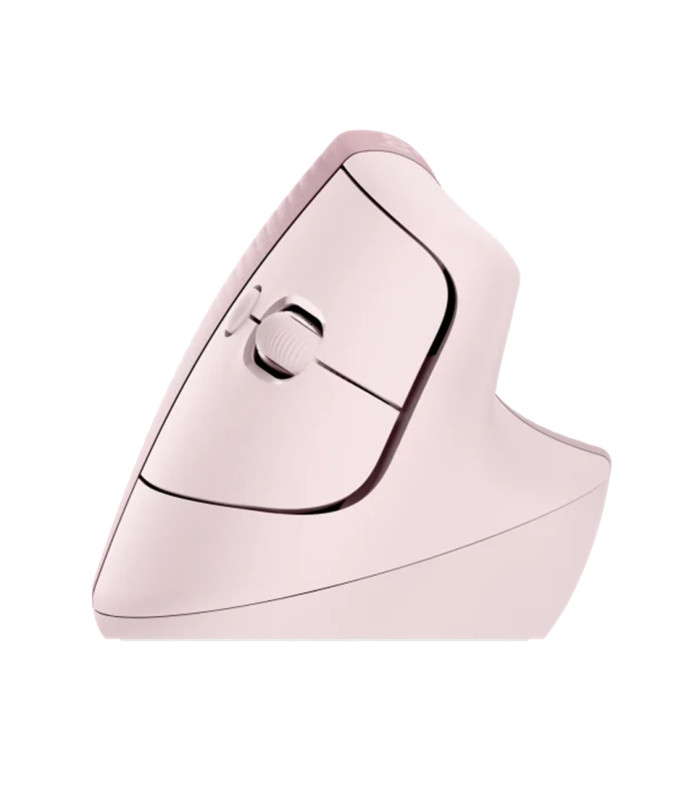 Mouse raton vertical logitech lift 6 botones 4000 dpi wireless inalambrico rosa