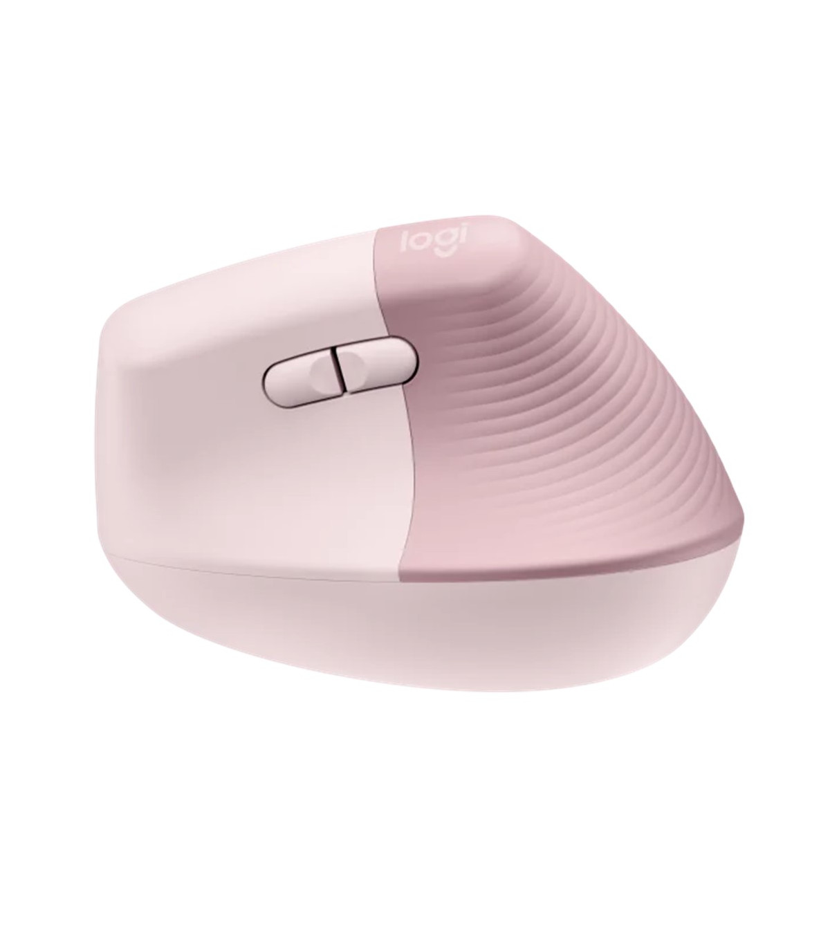 Mouse raton vertical logitech lift 6 botones 4000 dpi wireless inalambrico rosa
