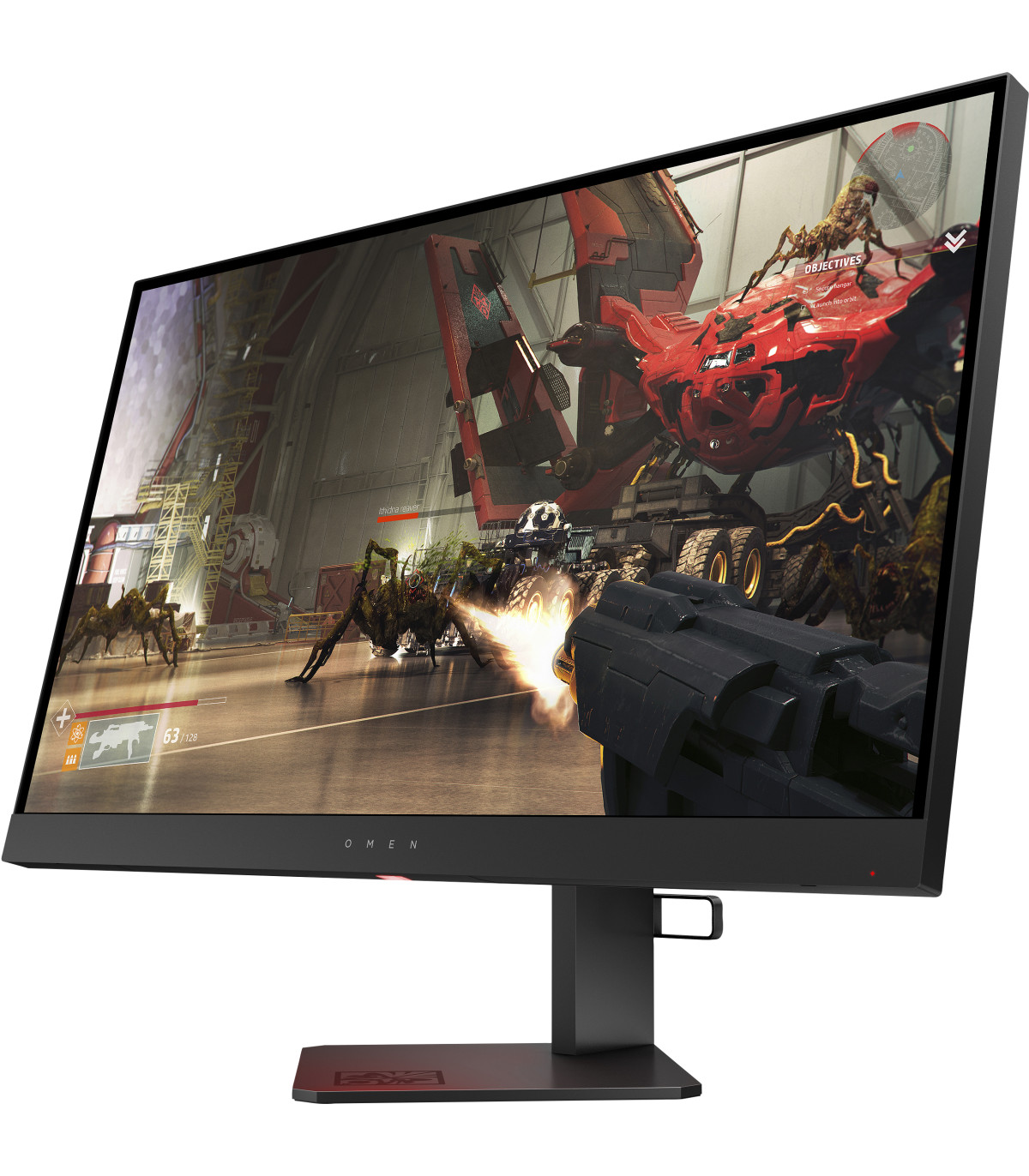 Monitor gaming tn led hp omen 27 pulgadas 27 hdr 1ms -  qhd -  16:9 -  1000:1 -  240hz -  hdmi -  display port -  usb -  vesa
