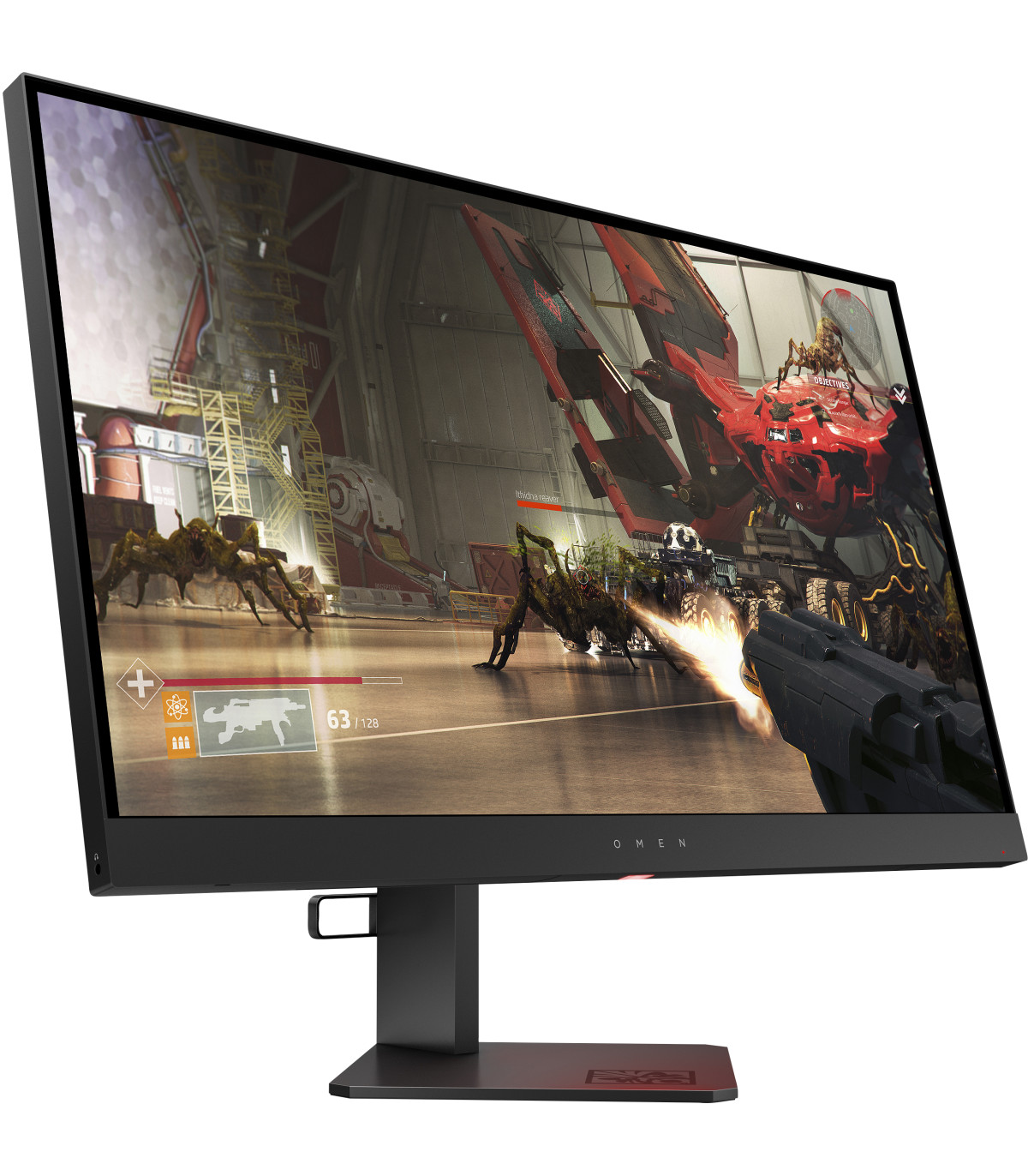 Monitor gaming tn led hp omen 27 pulgadas 27 hdr 1ms -  qhd -  16:9 -  1000:1 -  240hz -  hdmi -  display port -  usb -  vesa