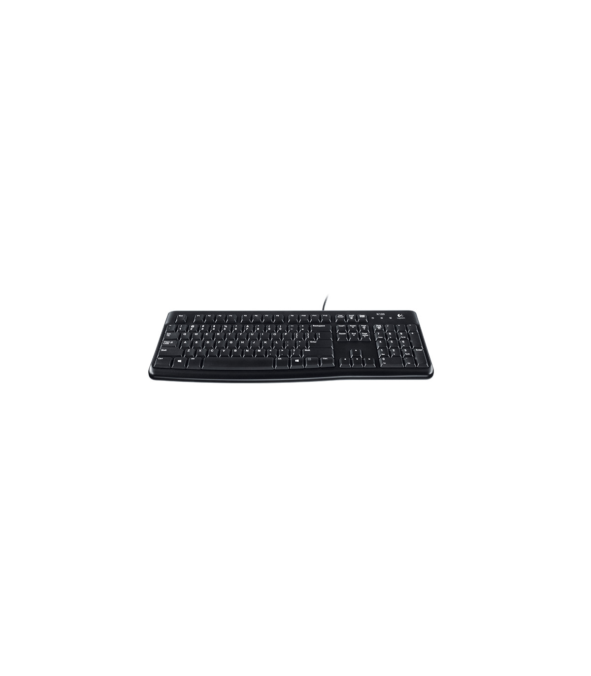 Teclado + mouse raton logitech desktop mk120 usb italiano