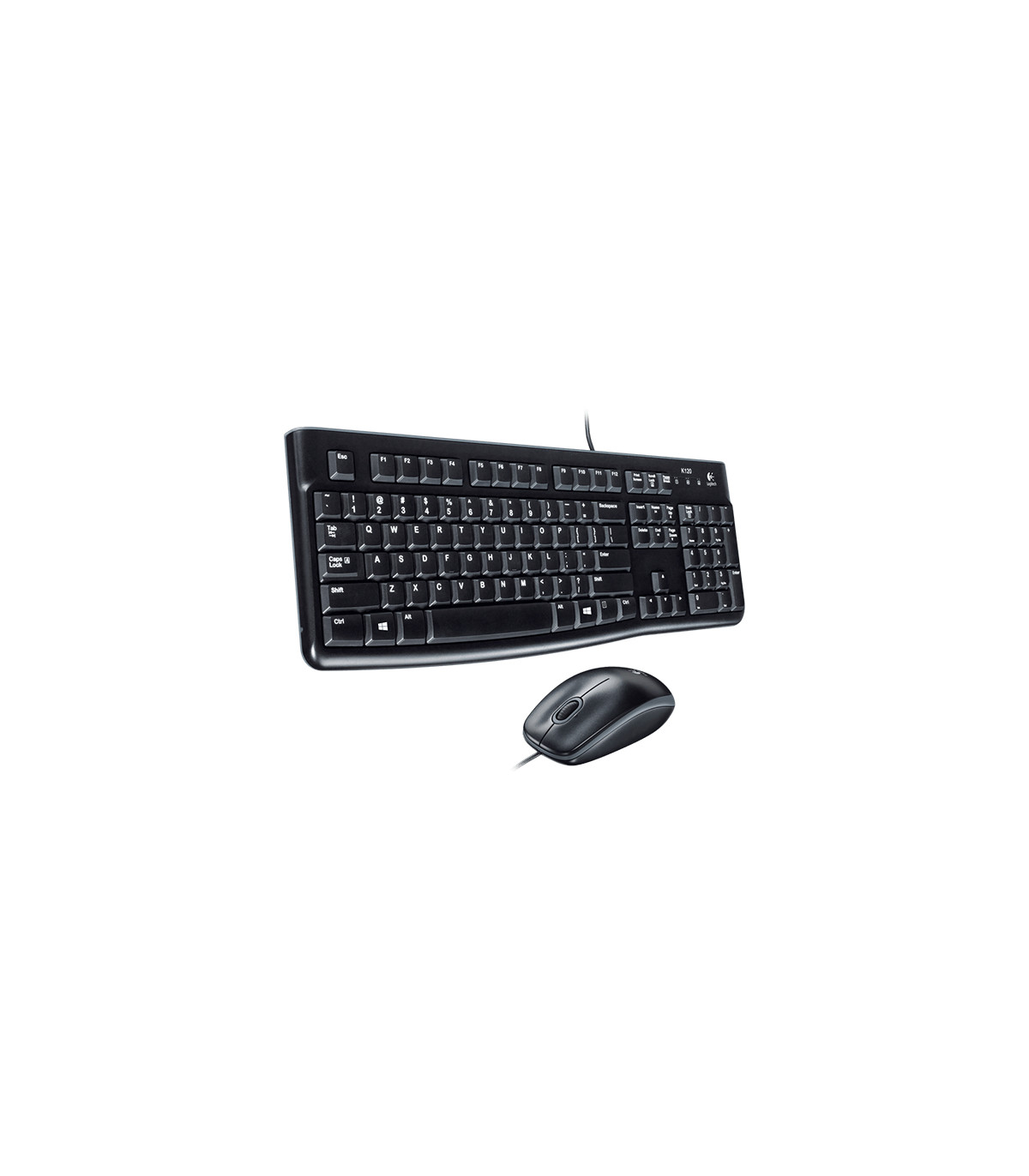 Teclado + mouse raton logitech desktop mk120 usb italiano
