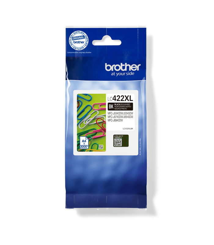 Cartucho tinta brother lc422xlbk negro 3000 paginas