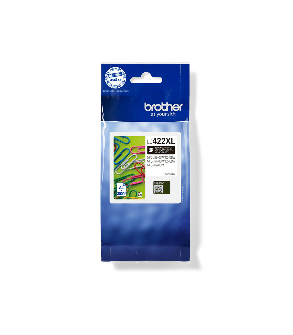 Cartucho tinta brother lc422xlbk negro 3000 paginas