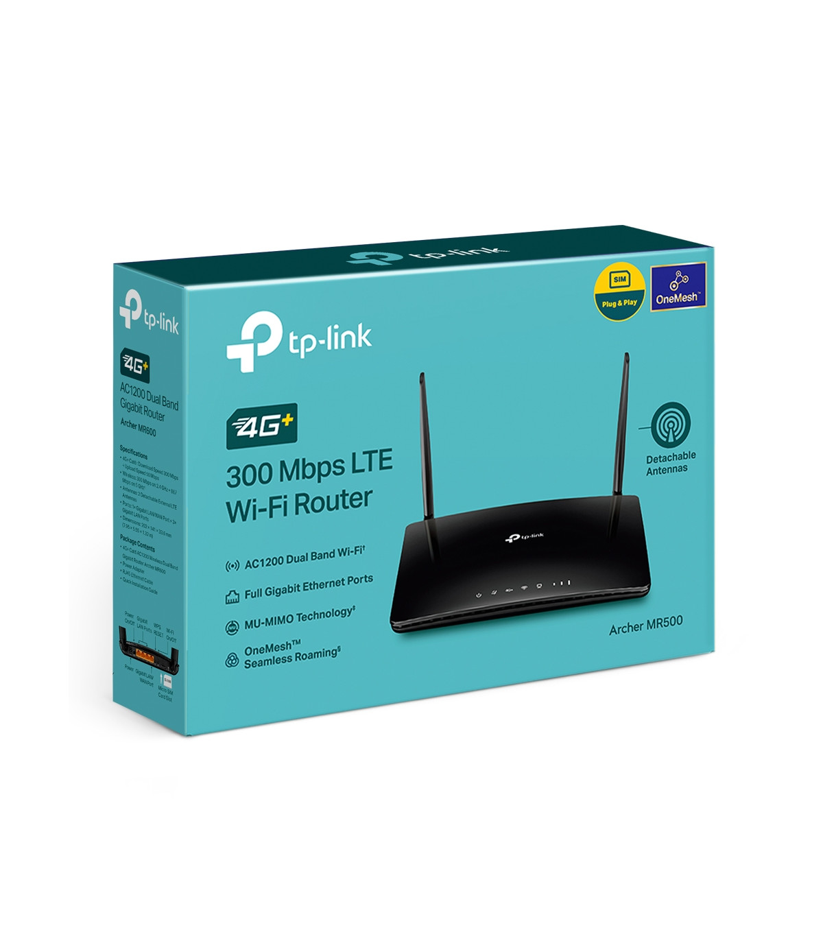 Router inalambrico tp - link archer mr500 ac1200 dual band 4g + cat6