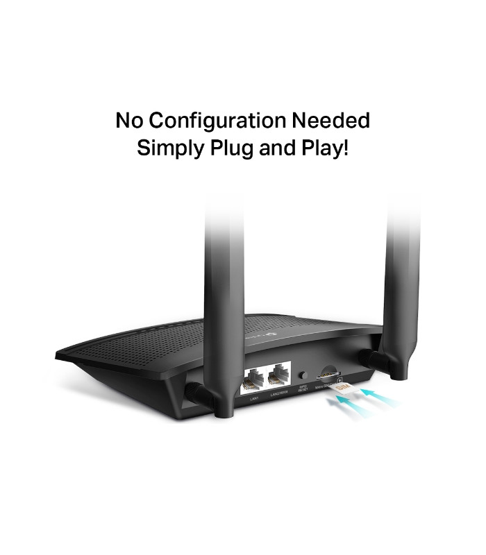 Router wifin tp - link tl - mr100 300mbps 4g lte