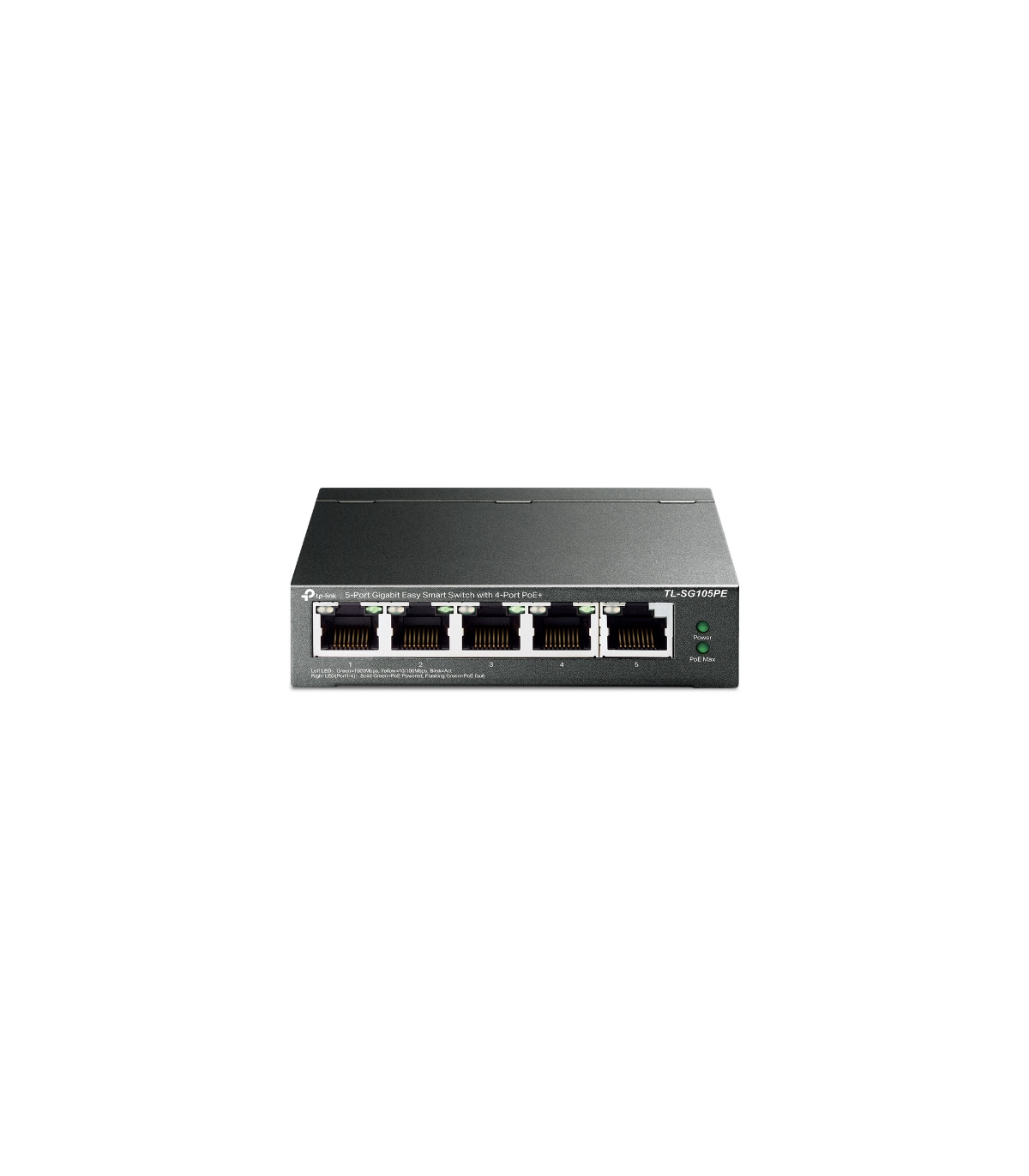 Switch 5 puertos tp - link tl - sg105pe easy smart 10 - 100 - 1000 4 puertos poe
