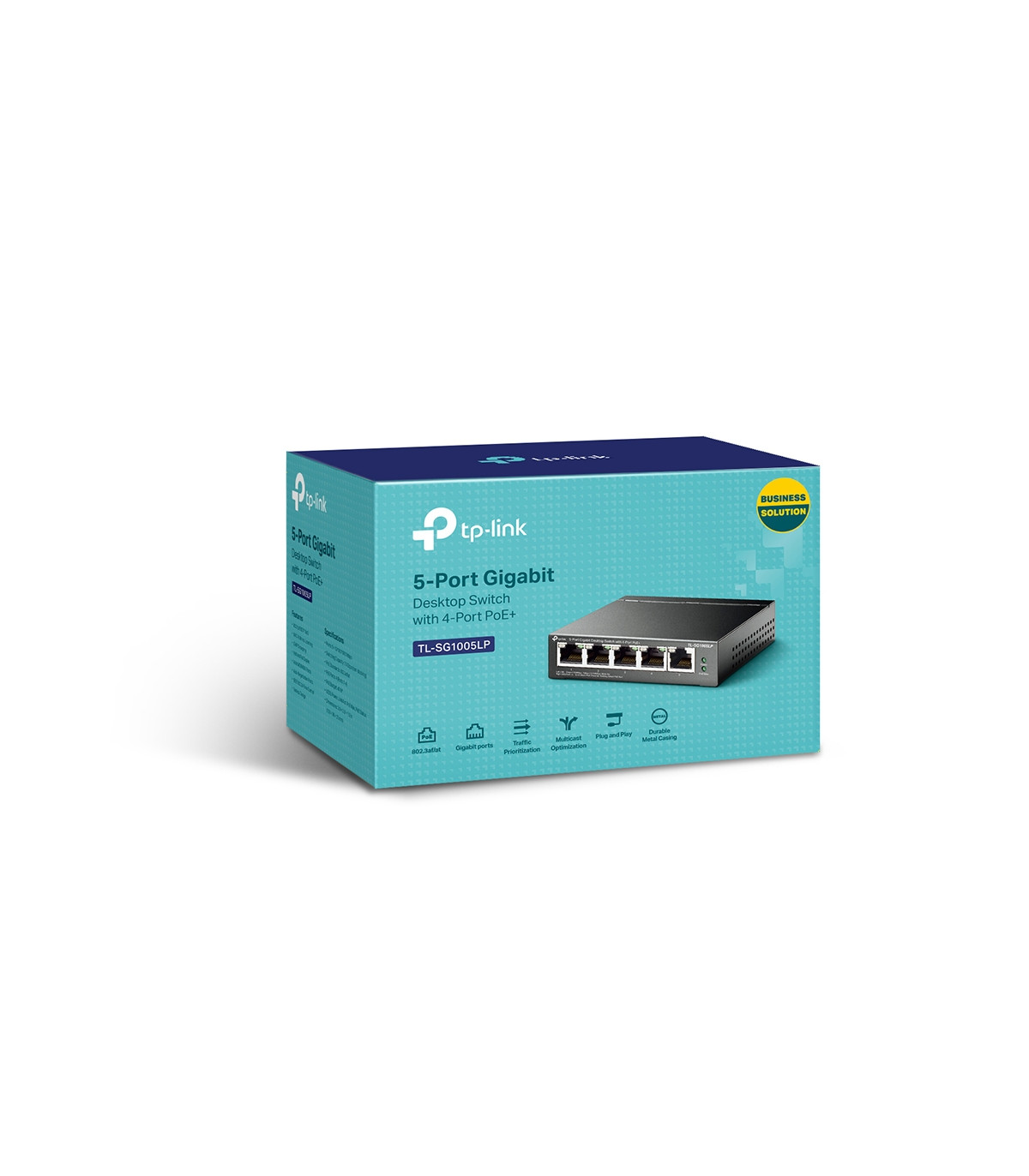 Switch 5 puertos tp - link tl - sg1005lp 10 - 100 - 1000 4 puertos poe+