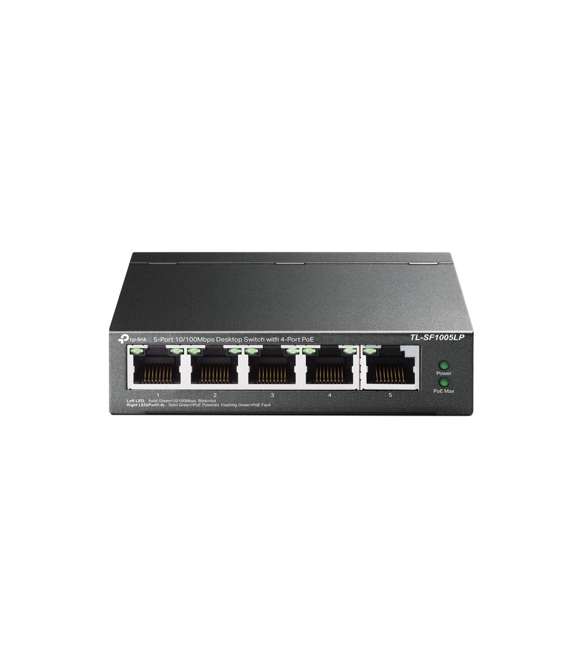 Switch 5 puertos tp - link tl - sf1005lp 10 - 100 4 puertos poe