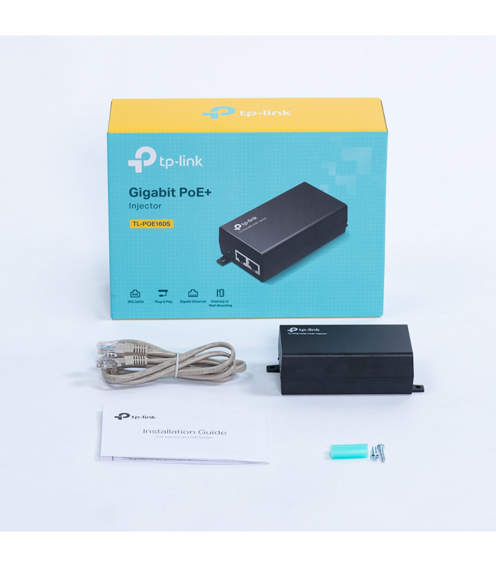 Inyector poe+ tp - link  tl - poe160s hasta 30w