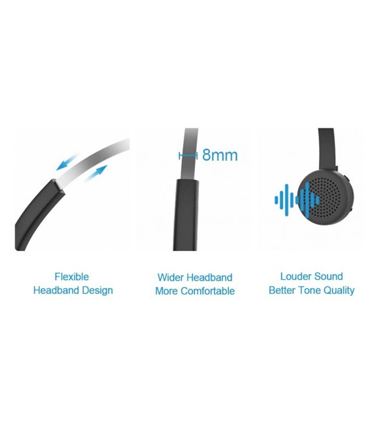 Auricular conceptronic bluetooth polona03bd con base de carga headset mono