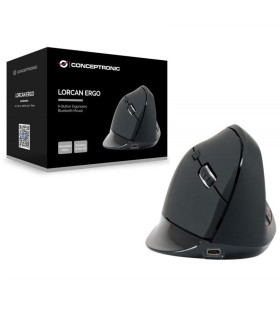Mouse raton conceptronic lorcan03 bluetooh 5.2 6 botonos - 1600 dpi