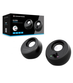 Altavoces conceptronic bjorn01b - 10w - negro