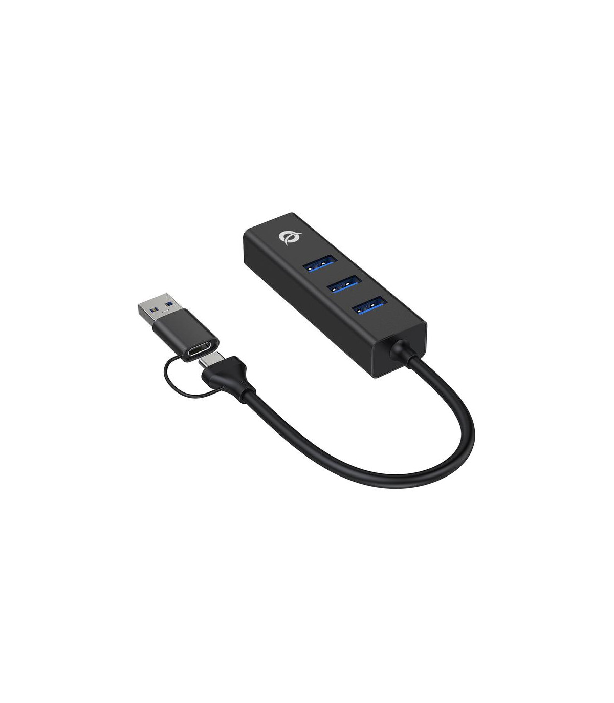 Adaptador conceptronic usb a gigabit ethernet rj45 -   con hub usb 3.0 - 3 puertos - adaptador usb - c