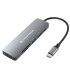 Adaptador usb - c 6en1 conceptronic donn11 -  hdmi usb 3.0 - lector sd