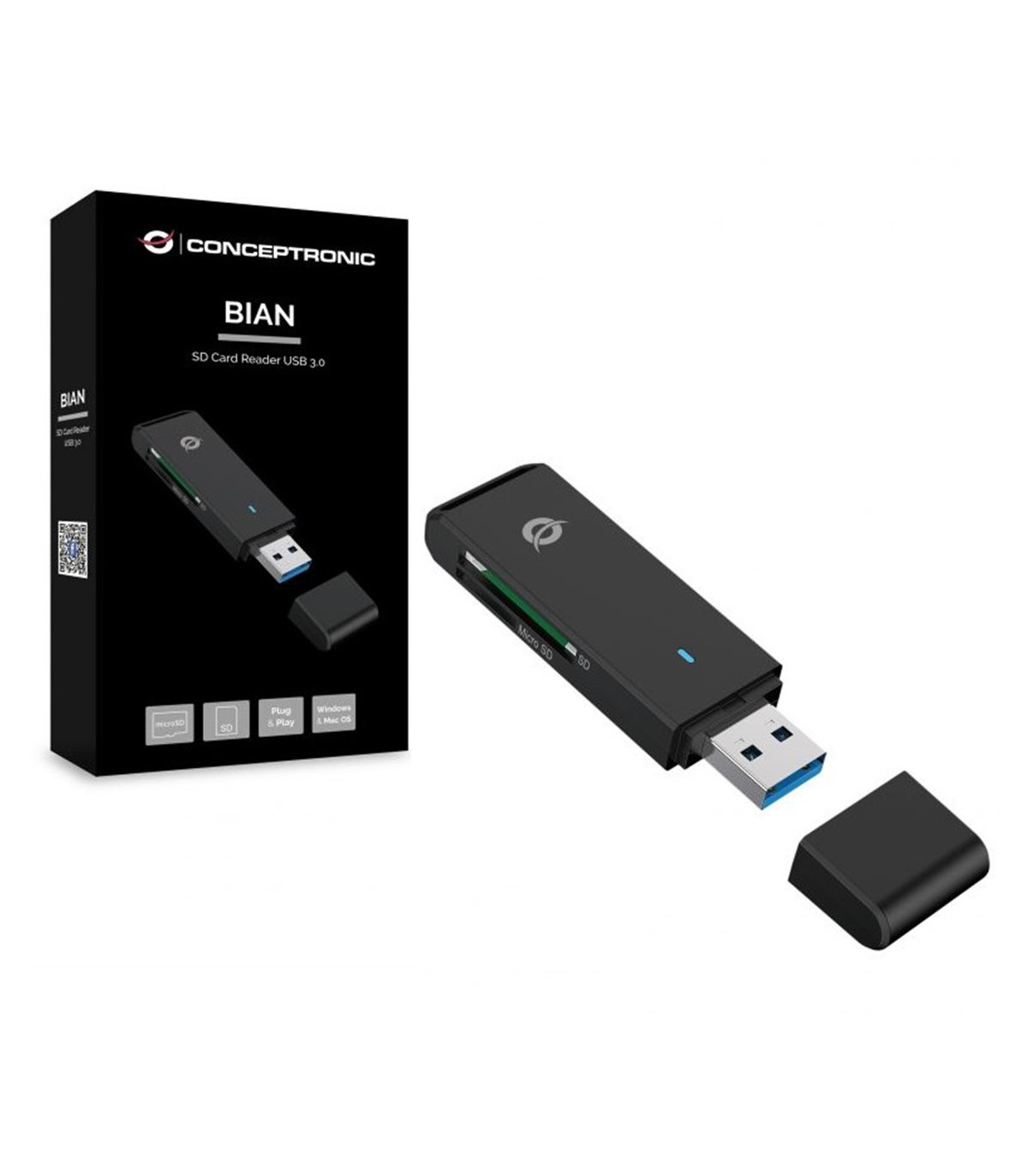 Lector de tarjetas externo conceptronic usb 3.0