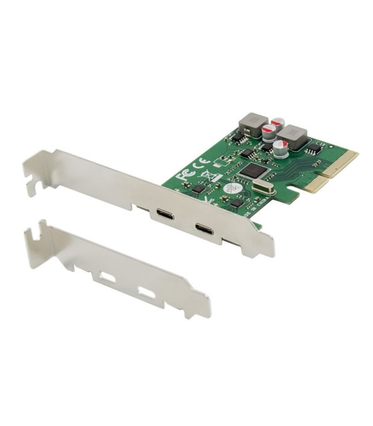 Tarjeta conceptronic pci express 4x 2 puertos usb 3.2 gen2 tipo c autoalimentada