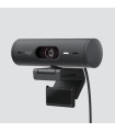 Webcam logitech brio 500 grafito full hd - usb tipo c