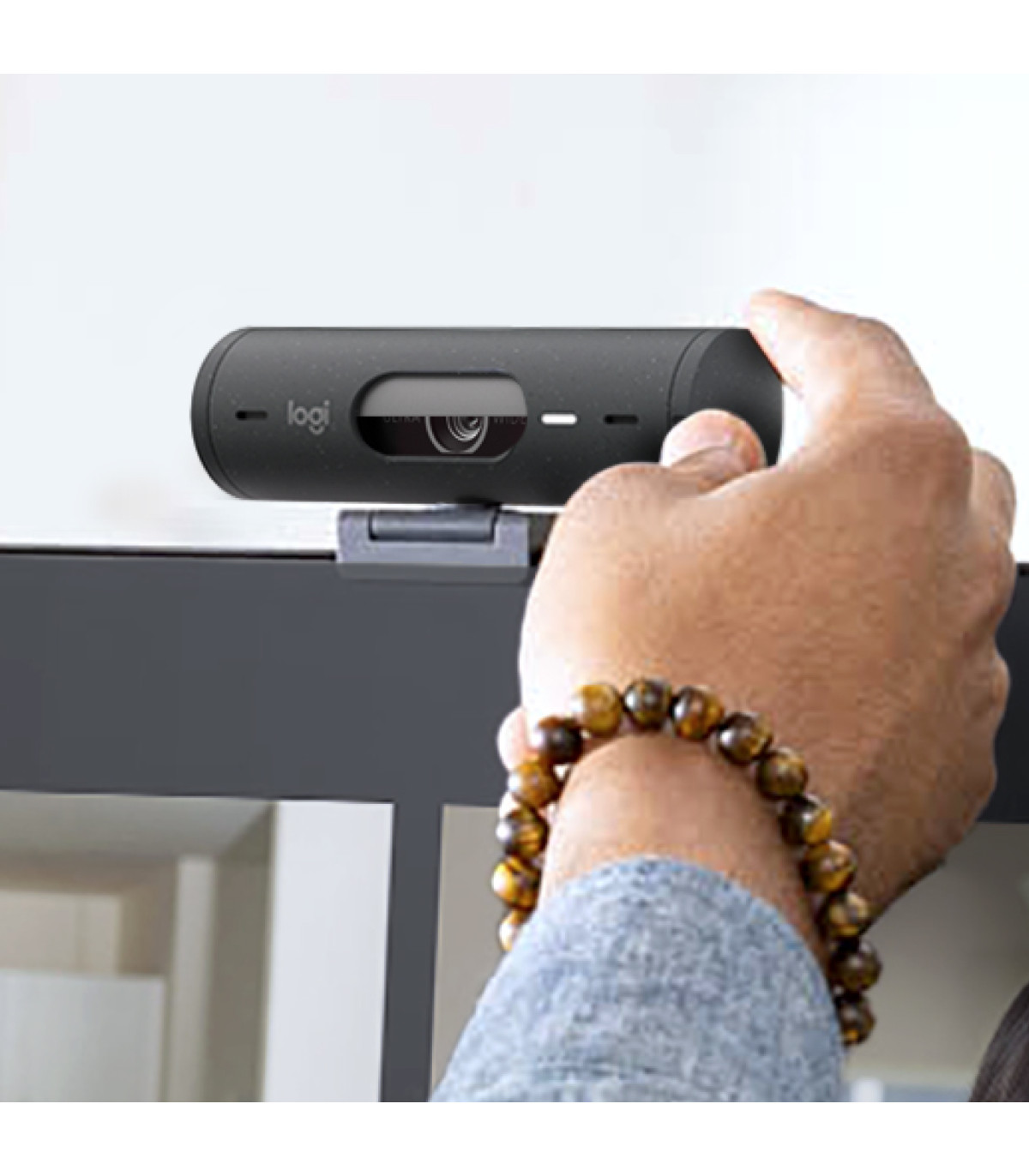 Webcam logitech brio 500 grafito full hd -  usb tipo c