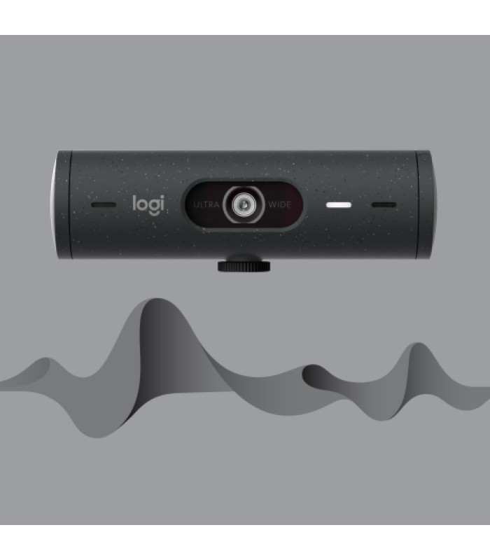 Webcam logitech brio 500 grafito full hd -  usb tipo c