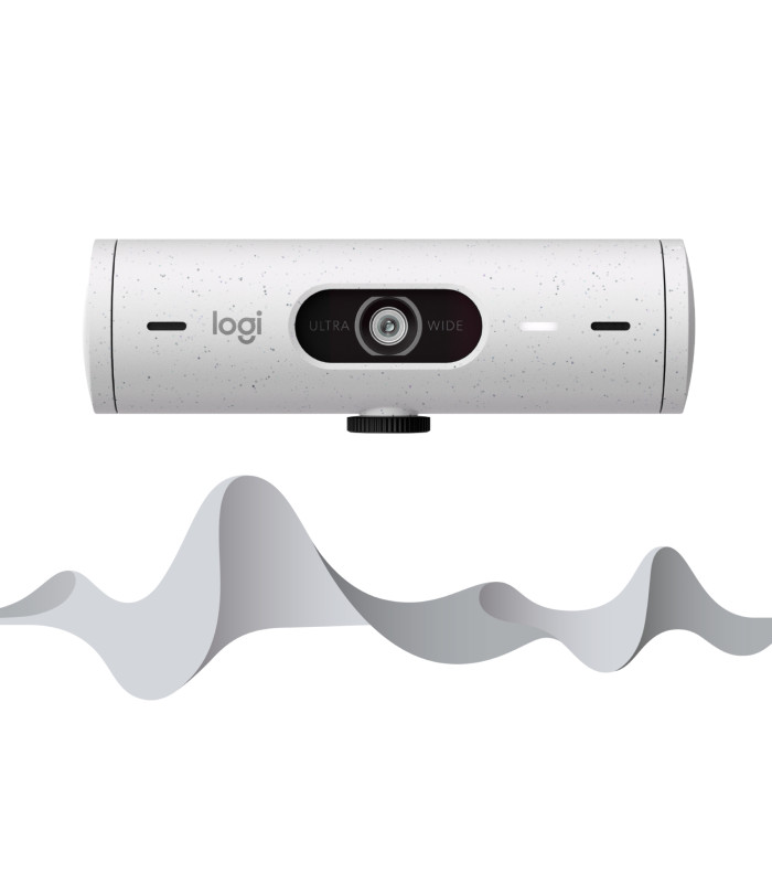 Webcam logitech brio 500 blanco crudo full hd -  usb tipo c