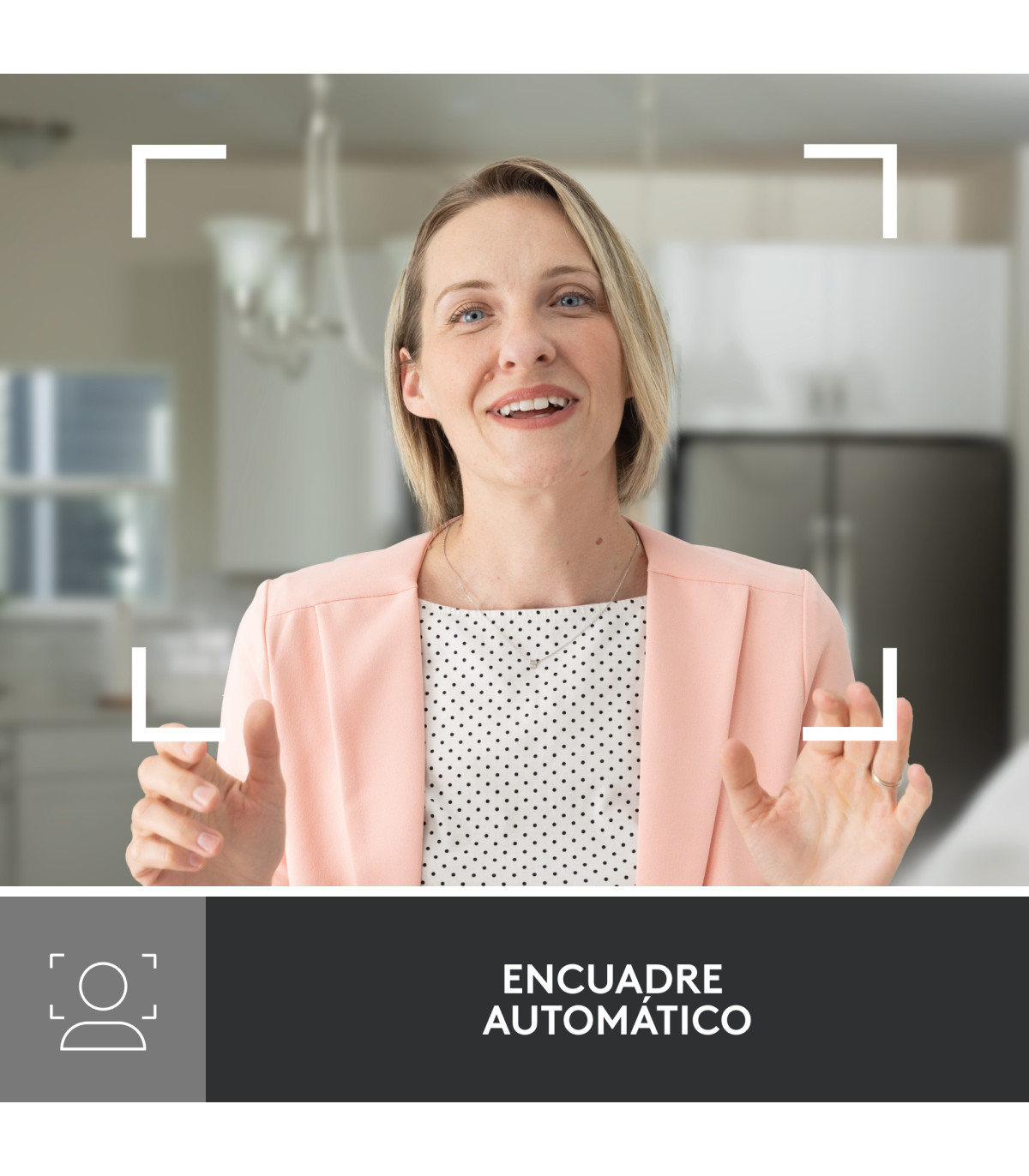 Webcam logitech brio 500 blanco crudo full hd -  usb tipo c