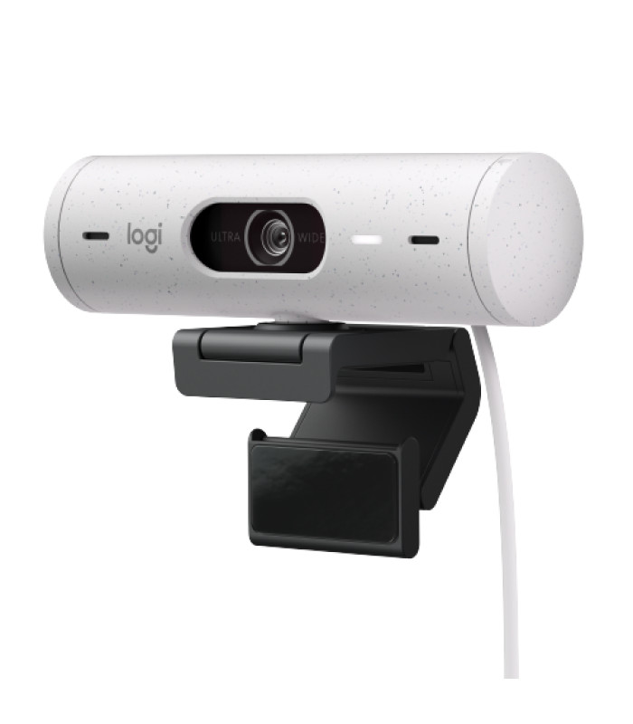 Webcam logitech brio 500 blanco crudo full hd -  usb tipo c