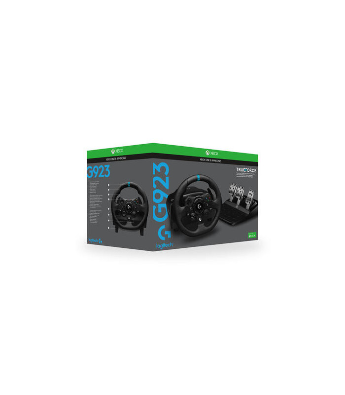 Volante y pedales logitech g923 para xbox y pc