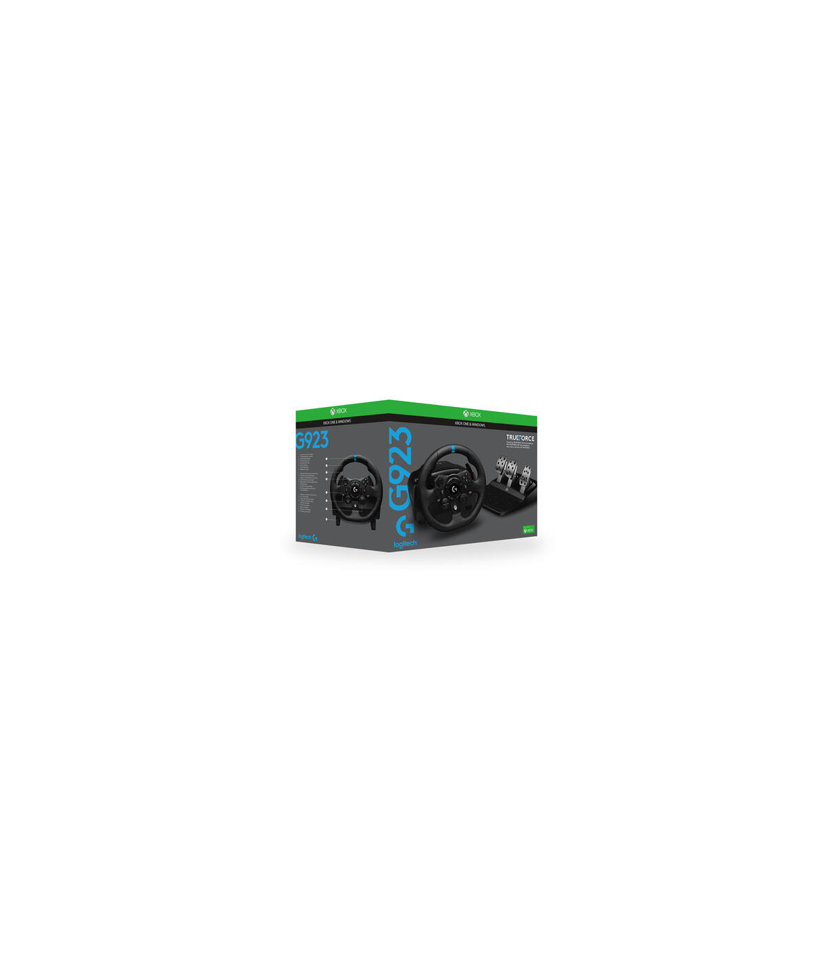 Volante y pedales logitech g923 para xbox y pc