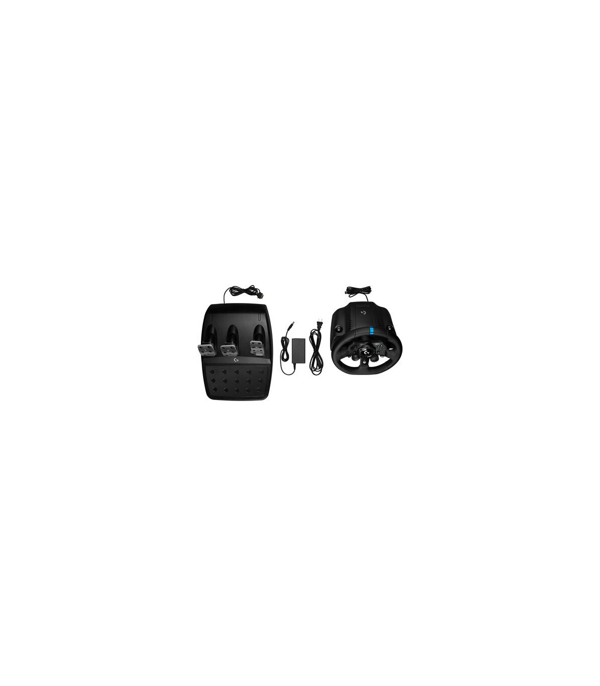 Volante y pedales logitech g923 para xbox y pc