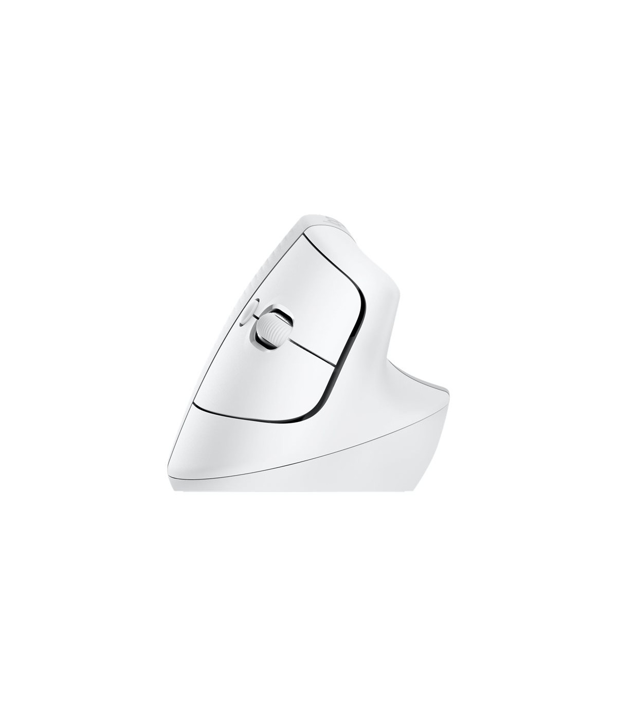 Mouse raton vertical logitech lift para mac 6 botones 4000 dpi wireless inalambrico blanco hueso