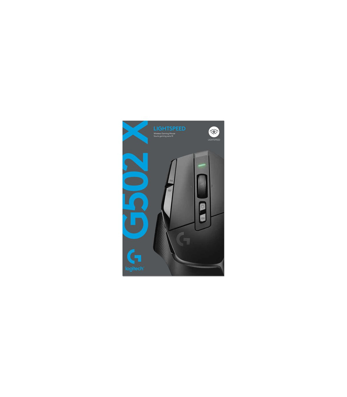 Mouse raton logitech g g502 x lightspeed gaming optico wireless inalambrico 25600ppp negro