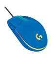 Mouse raton logitech g203 lightsync azul gaming 8.000 dpi 6 botones
