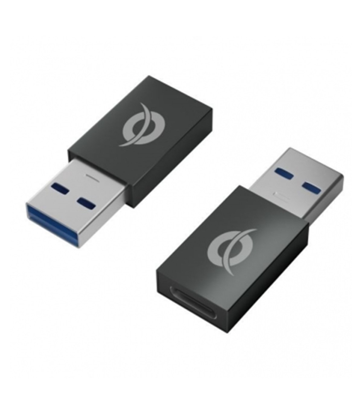 Kit adaptadores conceptronic usb 3.0 a usb tipo c macho - hembra 2 unidades