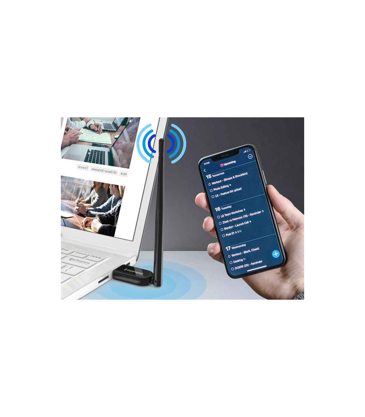 Adaptador conceptronic usb bluetooth abby07b 5.1 largo alcance 100m