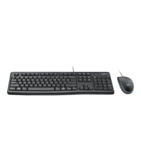 Teclado + mouse logitech mk120 optico usb 2.0 negro ingles uk