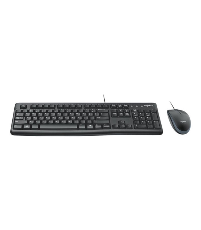 Teclado + mouse logitech mk120 optico usb 2.0 negro ingles uk
