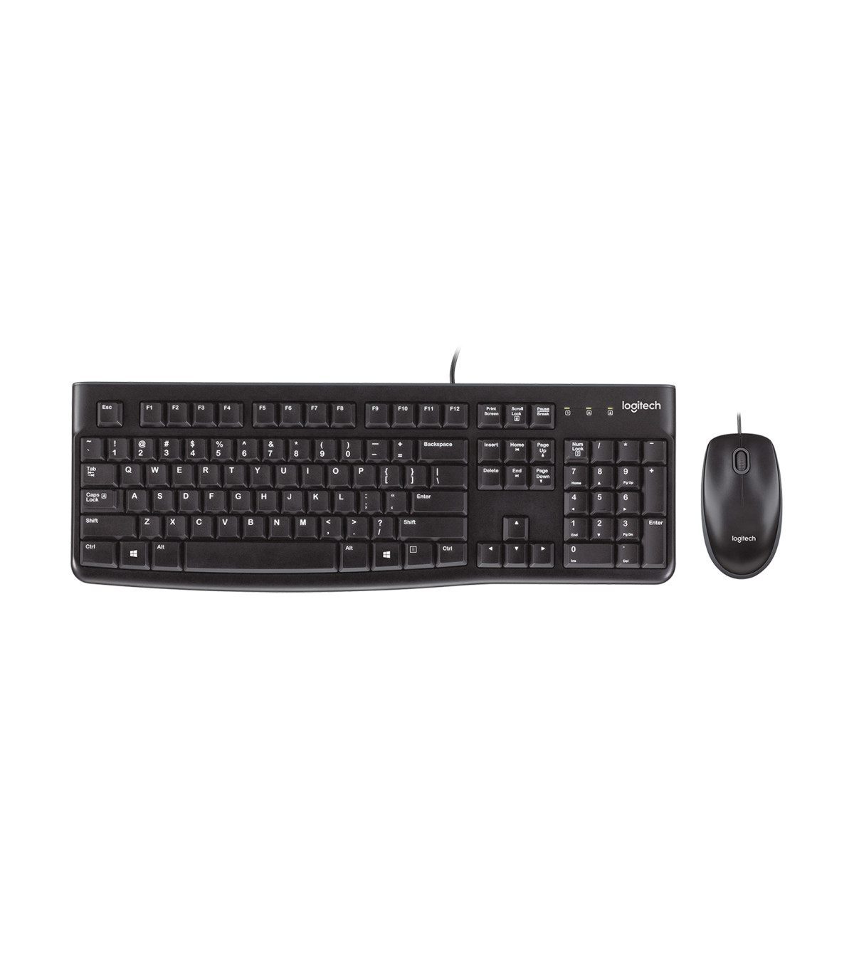 Teclado + mouse logitech mk120 optico usb 2.0 negro ingles uk