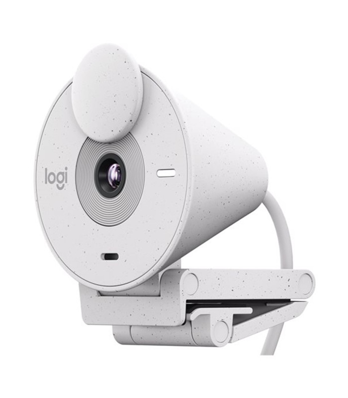 Webcam logitech brio 300 blanco crudo full hd -  usb tipo c
