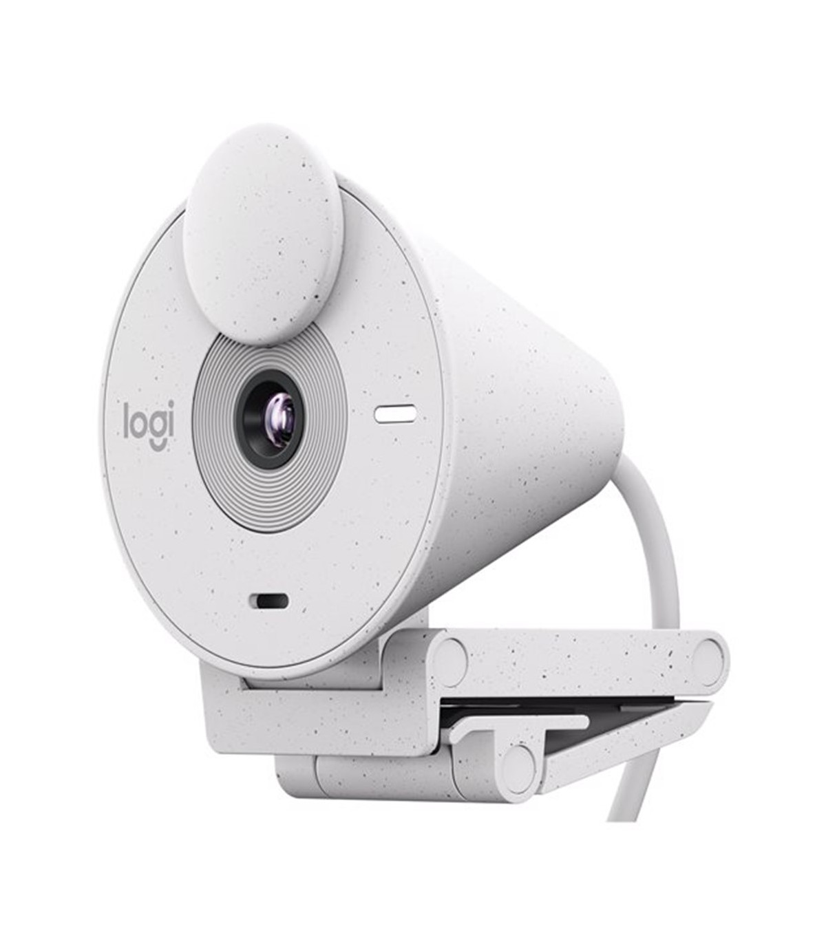 Webcam logitech brio 300 blanco crudo full hd -  usb tipo c