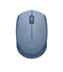 Mouse raton logitech m171 optico wireless inalambrico gris azulado