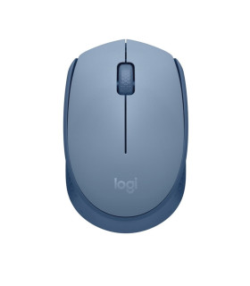 Mouse raton logitech m171 optico wireless inalambrico gris azulado