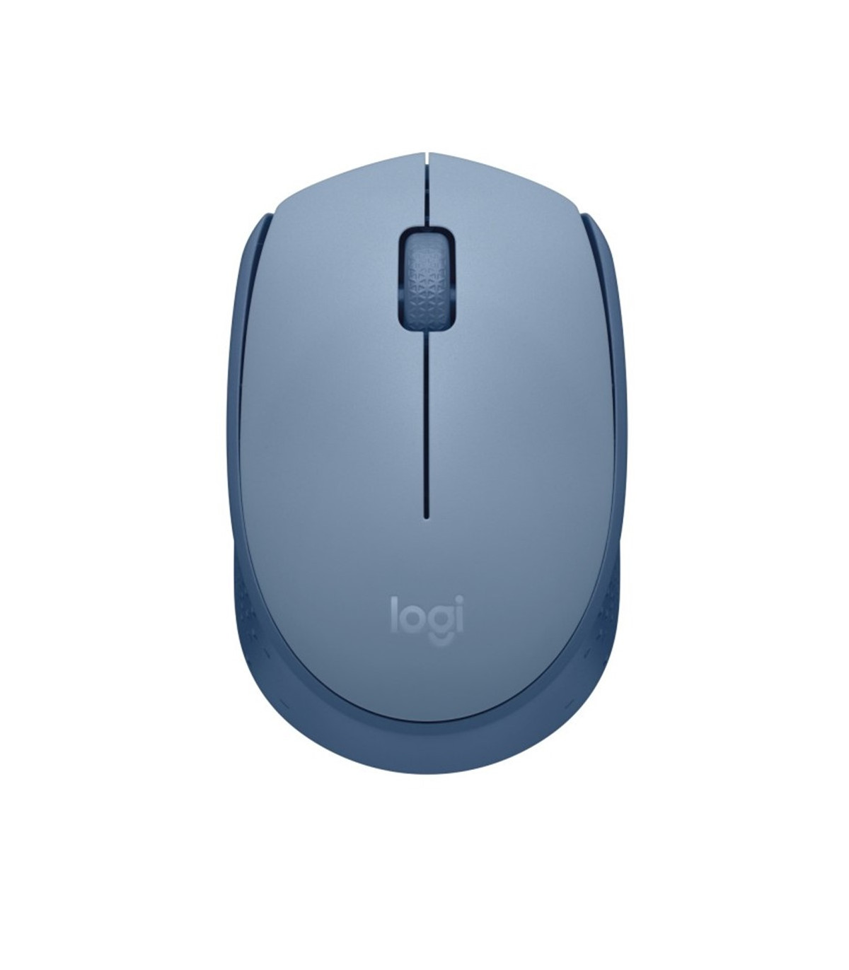 Mouse raton logitech m171 optico wireless inalambrico gris azulado