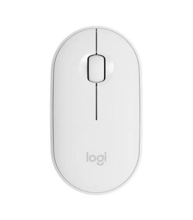 Raton inalambrico pebble mouse 2 m350s blanco bluetooth