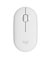 Raton inalambrico pebble mouse 2 m350s blanco bluetooth